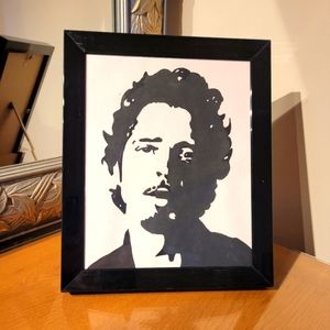 Chris Cornell Hand painted/framed